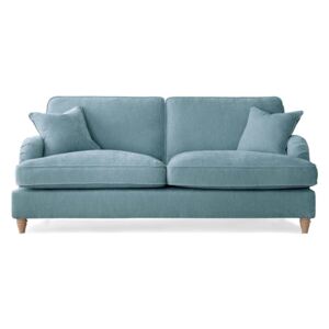 Arthur Chenille 3 Seater Sofas | Modern Grey Green Gold Blue Pink Living Room Settee | Upholstered Fabric Large Lounge Couch | Roseland Furniture UK