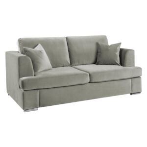 Felice 3 Seater Fabric Sofa - Grey, Peacock & Putty, Large Comfy Modern Upholstered Lawson Settee Couch for Living Room | Roseland Furniture
