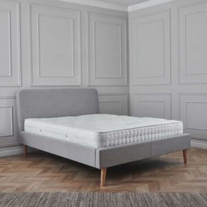 Otto Grey Upholstered Bed Frame, 4ft6 Double, 5ft King, 6ft Superking