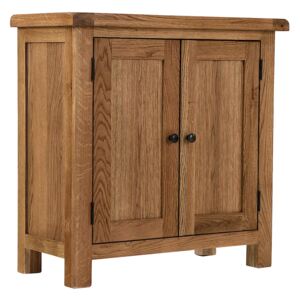 Zelah Oak Mini Cupboard, 2 Door | Roseland Furniture