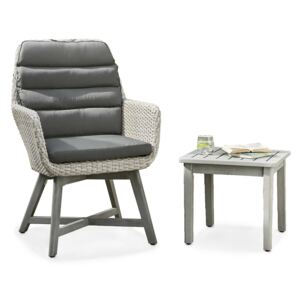 Chatsworth Rattan Armchair and Side Table Set | Roseland Furniture