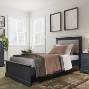 Banbury Midnight Grey Painted Single Bed Frame