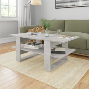 VidaXL Coffee Table Concrete Grey 110x55x42 cm Chipboard