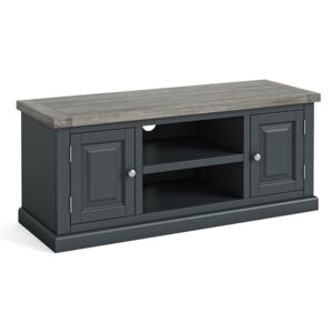Bristol Charcoal Grey Large TV Stand for 55" Screens | Roseland Furniture