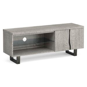 Industrial Oak and Metal Large TV Stand | Roseland Furniture