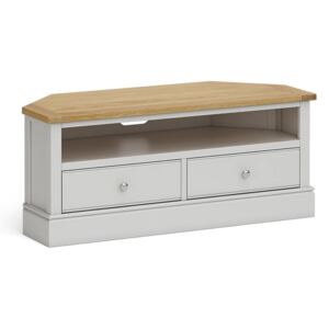 Chichester Corner TV Stand with Oak Top | Roseland Furniture