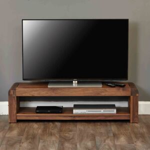 Solid Walnut TV Stand For Screen Sizes Up To 56" | Salem Walnut