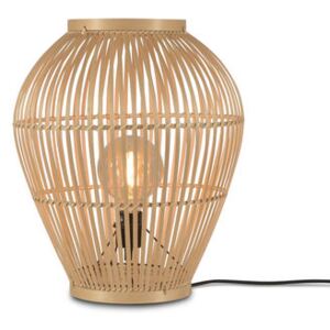 Tuvalu Small Lamp - / Bamboo - H 50 cm by GOOD&MOJO Beige/Natural wood