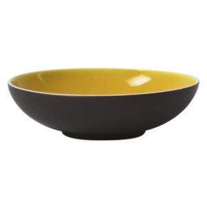 Tourron Soup plate - Large / Ø 23.7 cm - Handmade stoneware by Jars Céramistes Yellow