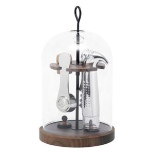 Le Globe Sommelier box - / 6 items - Glass bell by L'Atelier du Vin Natural wood